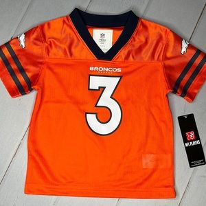 NWT - Toddler Russell Wilson Orange Denver Broncos Team Player Jersey - 3T
